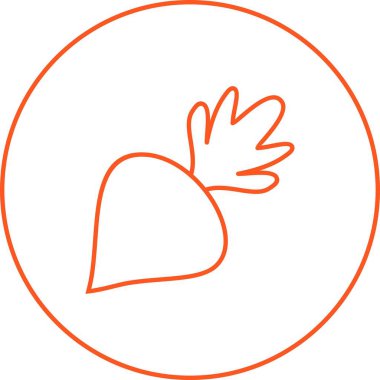 Güzel Pancar Hattı Vektör Simgesi