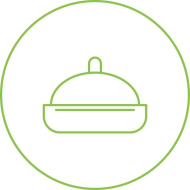 Güzel Yemek Hattı Vektör Simgesi