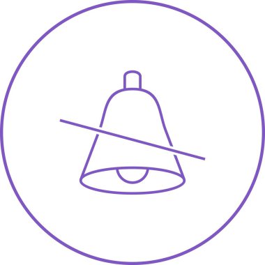 Güzel Ses Çizgisi Yok Vektörü Simgesi