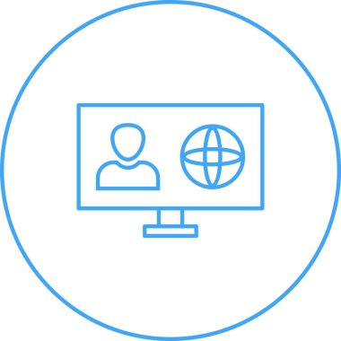 Televizyonda Güzel Haberler Vektör Simgesi