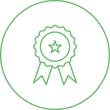 Güzel Diploma Çizgisi Vektör Simgesi