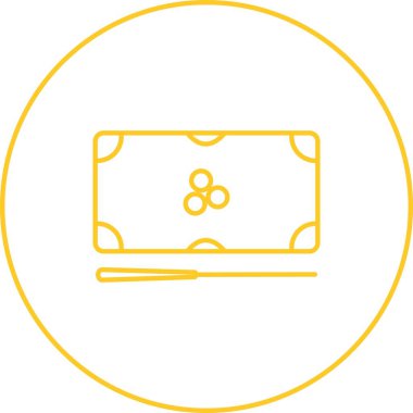 Güzel Bilardo Çizgisi Vektör Simgesi