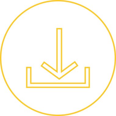 Güzel İndirme Satırı Vektörü Simgesi