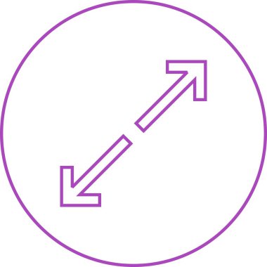 Ok Satır Vektörü Simgesine Güzel Sığdır