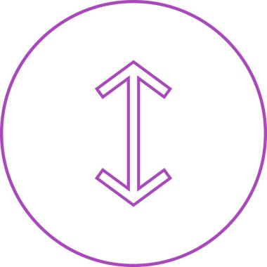 Yukarı Doğru Güzel Satır Vektör Simgesi