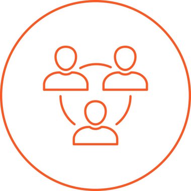 Güzel Buluşma Çizgisi Vektör Simgesi