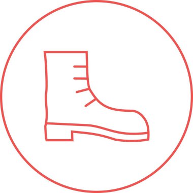 Güzel Uzun Çizme Çizmesi Vektör Simgesi