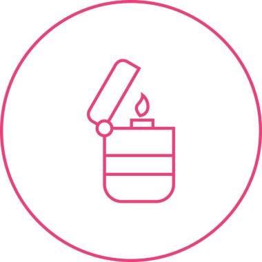 Güzel Işık Çizgisi Vektör Simgesi