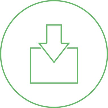 Güzel İndirme Satırı Vektörü Simgesi