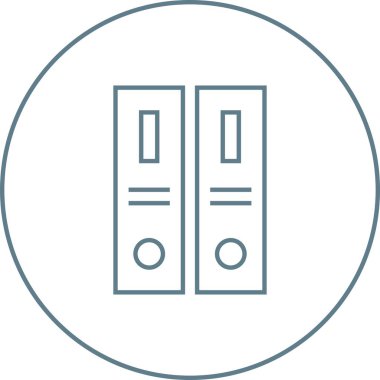 Güzel Arşiv Satırı Vektör Simgesi