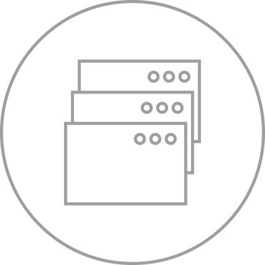 Güzel Raporlar Satır Vektörü Simgesi