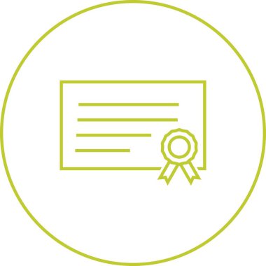 Güzel Derece Satır Vektörü Simgesi