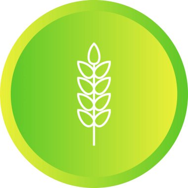 Güzel Buğday Çizgisi Vektör Simgesi