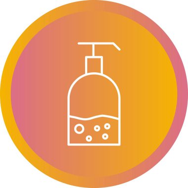 Güzel El Yıkama Hattı Vektör Simgesi