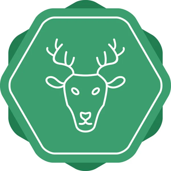 Piękna ikona wektora Wild Animal Line — Wektor stockowy