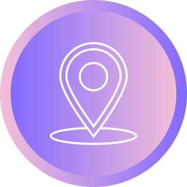 Güzel İşaretli Satır Vektörü Simgesi