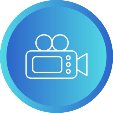 Güzel Dust Bin Satır Vektörü Simgesi