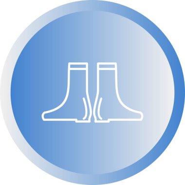 Güzel Uzun Çizmeler Çizme Vektörü Simgesi