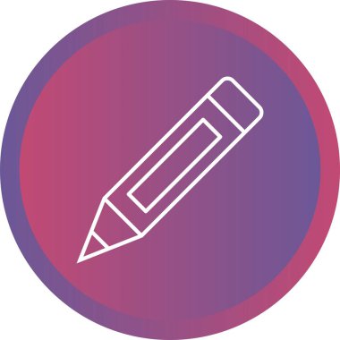 Güzel Kalem Satırı Vektör Simgesi