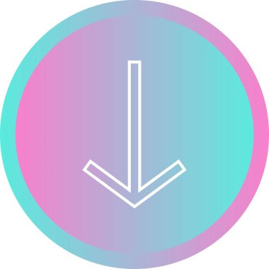 Güzel Alt Satır Vektör Simgesi