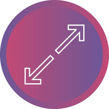 Ok Satır Vektörü Simgesine Güzel Sığdır