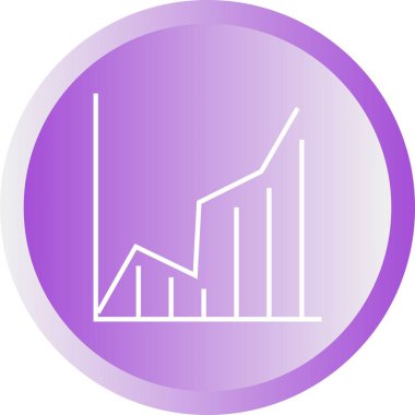 Güzel Grafik Çizgisi Vektör Simgesi