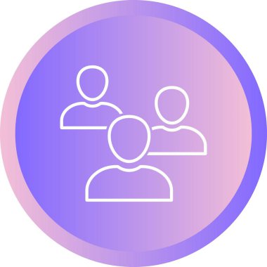 Güzel Buluşma Çizgisi Vektör Simgesi