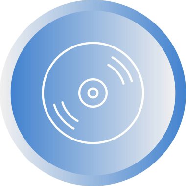 Güzel Cd Satır Vektörü Simgesi
