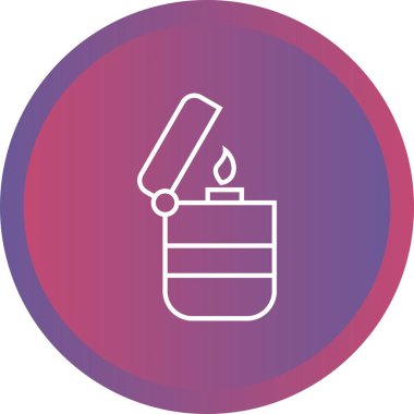 Güzel Işık Çizgisi Vektör Simgesi