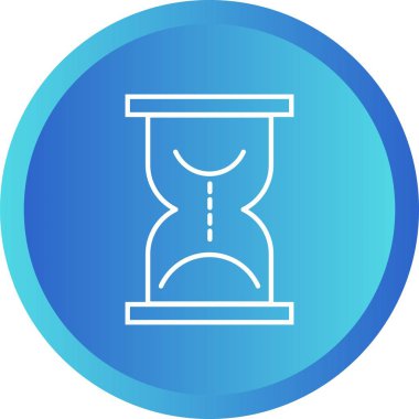 Güzel Kum Saati Vektör Simgesi