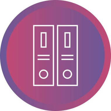 Güzel Arşiv Satırı Vektör Simgesi