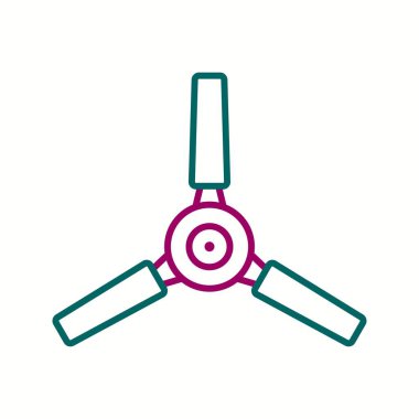 Güzel Fan Satırı Vektör Simgesi