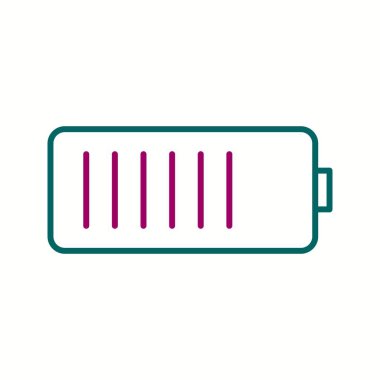 Güzel Mobil Pil Vektörü Simgesi