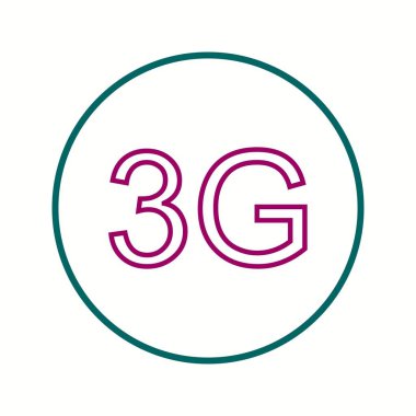 Güzellik 3G Satır Vektörü Simgesi