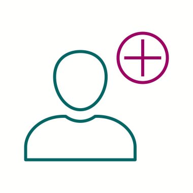 Güzel Kullanıcı Satır Vektörü Simgesi Oluştur