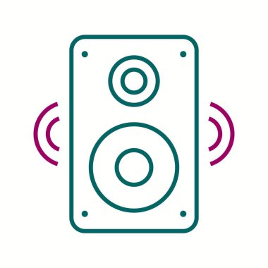 Güzel Sözcü Satırı Vektör Simgesi