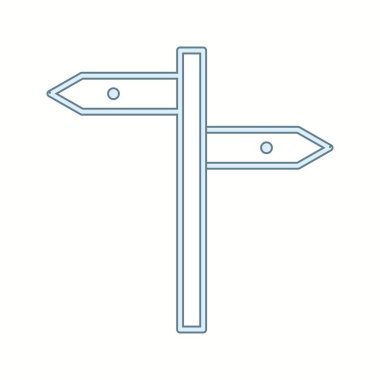 Güzel Yönler Satır Vektörü Simgesi