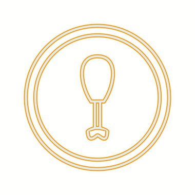 Güzel Yemek Hattı Vektör Simgesi