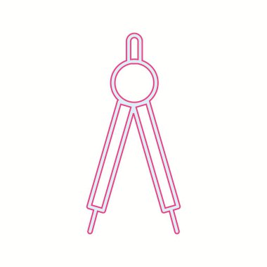 Güzel Pusula Satır Vektörü Simgesi