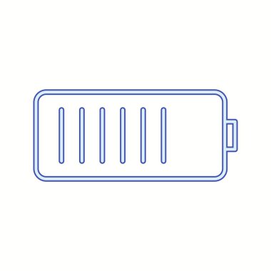 Güzel Mobil Pil Vektörü Simgesi