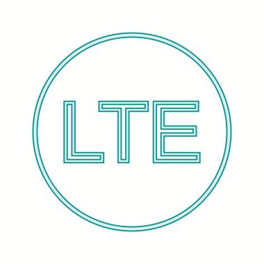 Güzel Lte Ağ Satır Vektörü Simgesi