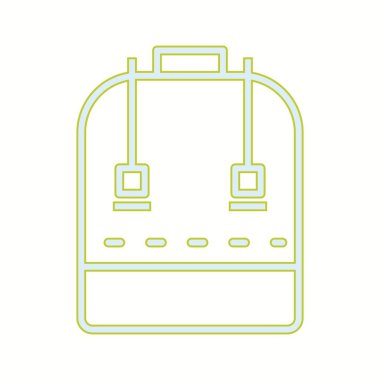 Güzel Çanta Satırı Vektör Simgesi