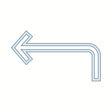 Güzel Sağ Ok Satır Vektörü Simgesine