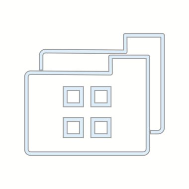 Güzel Dizinler Satır Vektörü Simgesi