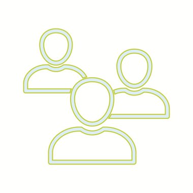 Güzel Buluşma Çizgisi Vektör Simgesi