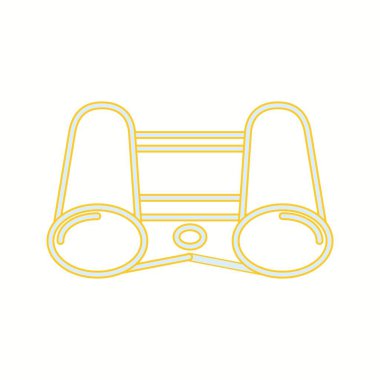 Güzel Dürbün Satır Vektörü Simgesi