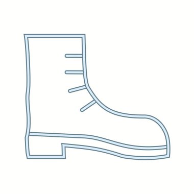 Güzel Uzun Çizme Çizmesi Vektör Simgesi