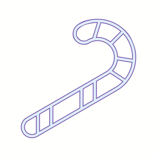 Belle Candy Stick ligne vectorielle Icône — Image vectorielle