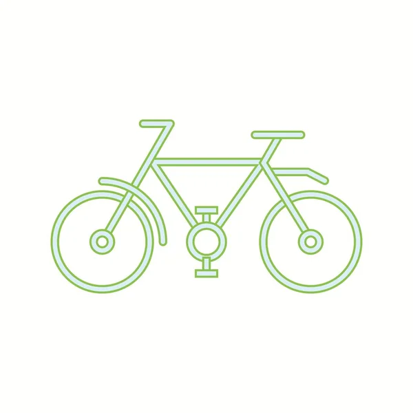 Beautiful Bicycle Line Vector Icon — Stock Vector