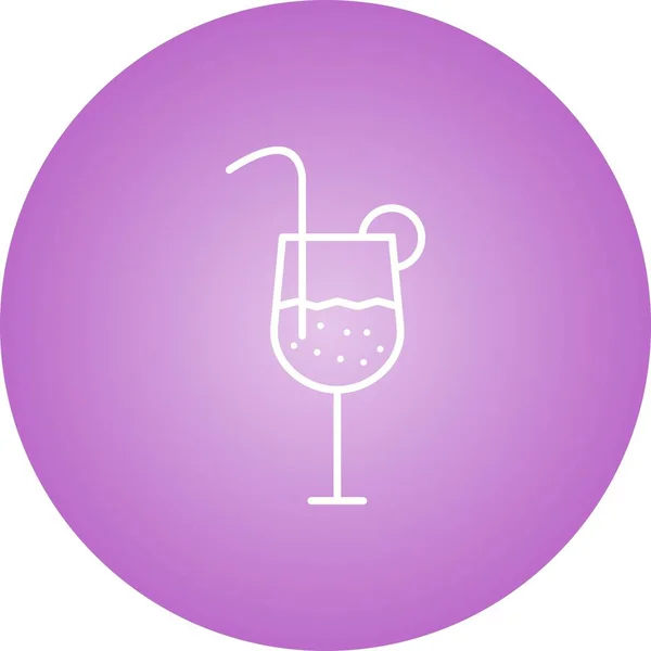 Krásná vektorová ikona Drink Line — Stockový vektor
